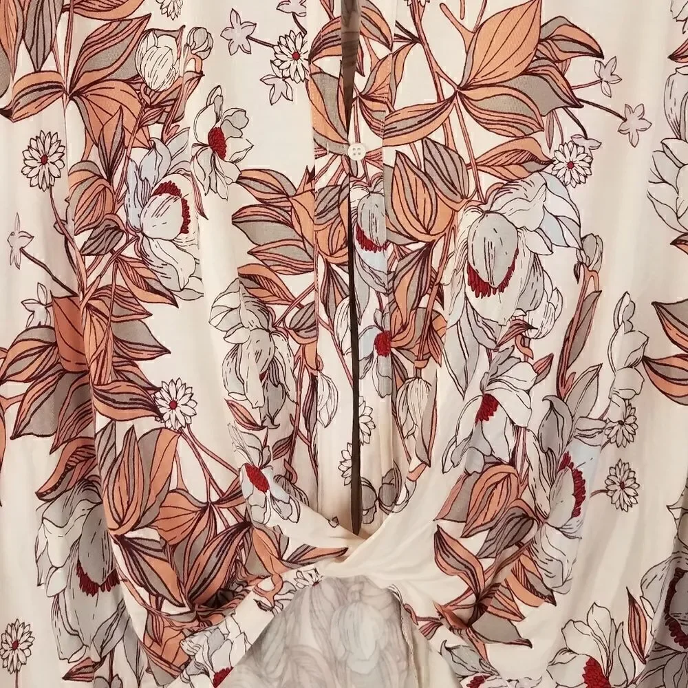 Free People Keepin On Floral Blouse